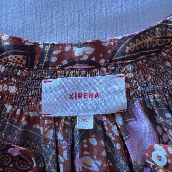 Xirena Sumer Blouse in Earth Batik - Picture 12 of 16